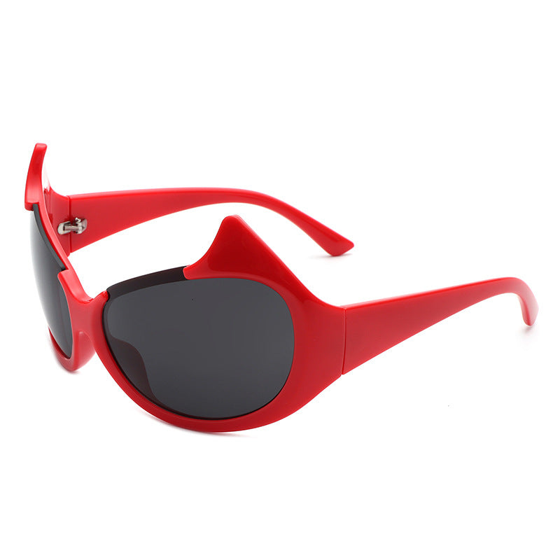 Wholesale PC Little Devil Cat Eye Y2K Sunglasses